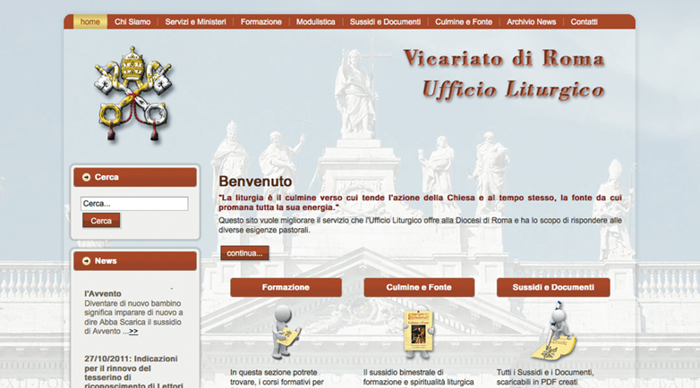  Vicariato di Roma - Ufficio Liturgico web site